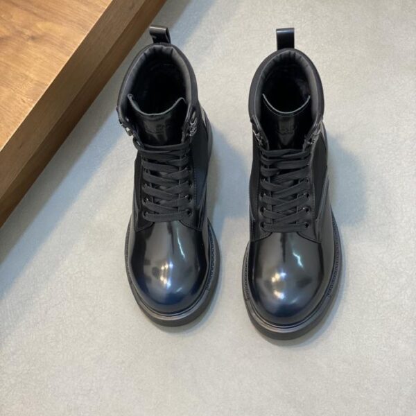 PRADA autunno e inverno nuovi stivali corti in lana da uomo ultraleggeri per l'autunno e l'inverno