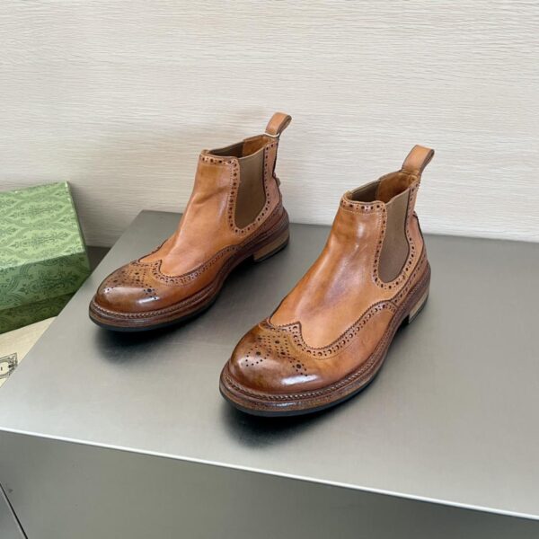 repliche,replica,perfette,siti di,affidabili,migliori siti,dove comprare,1:1,scarpe da ginnastica GUCCI nuovi stivali in pelle da uomo