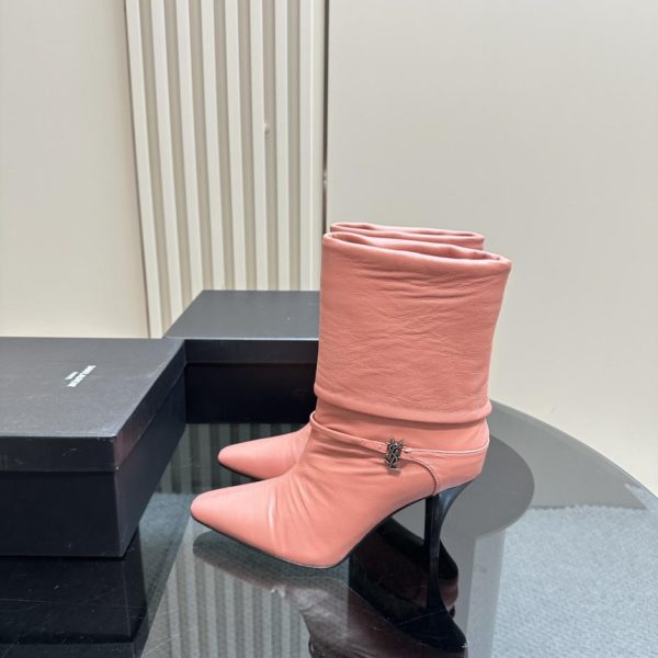 repliche,replica,perfette,siti di,affidabili,migliori siti,dove comprare,1:1,scarpe da ginnastica 【Saint Lauren】Stivaletti corti con cerniera laterale