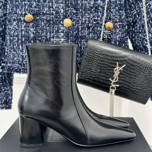repliche,replica,perfette,siti di,affidabili,migliori siti,dove comprare,1:1,scarpe da ginnastica Stivali a punta con tacco grosso di Saint Laurent