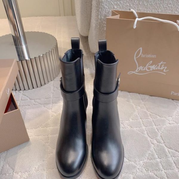 repliche,replica,perfette,siti di,affidabili,migliori siti,dove comprare,1:1,scarpe da ginnastica Christian Loubouti nuovi stivali corti con tacco alto e tacco spesso