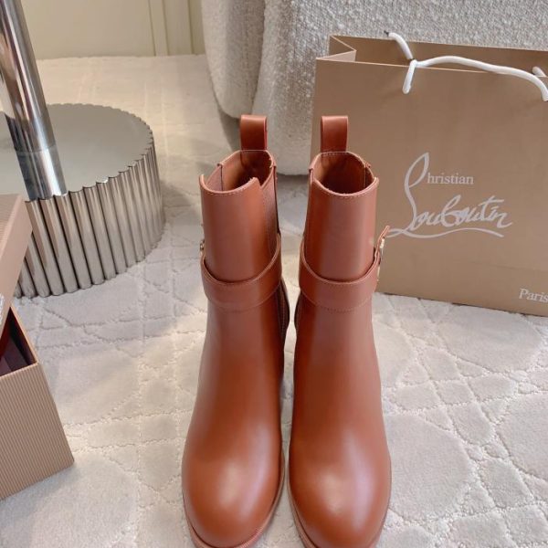 repliche,replica,perfette,siti di,affidabili,migliori siti,dove comprare,1:1,scarpe da ginnastica Christian Loubouti nuovi stivali corti con tacco alto e tacco spesso