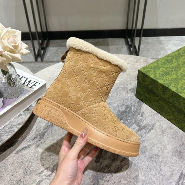 repliche,replica,perfette,siti di,affidabili,migliori siti,dove comprare,1:1,scarpe da ginnastica Stivali da neve tutto in uno GUCCI in montone