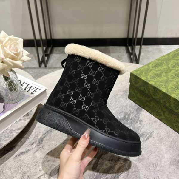Stivali da neve tutto in uno GUCCI in montone