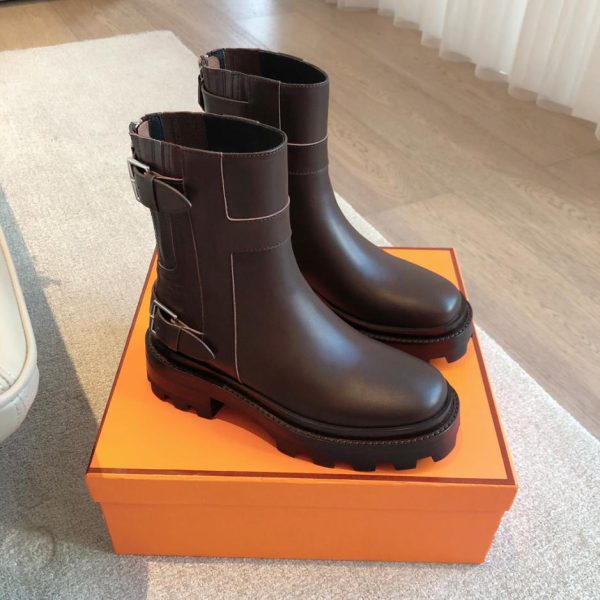 HERMES classici stivali kelly in pelle di vitello