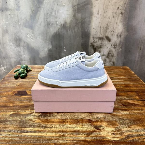 [Versione top] Miu Miu scarpe bianche casual retrò all'inizio della primavera nuovo stile