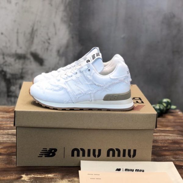 [Versione top] Sneakers Miumiu x New Balance 574 joint NB