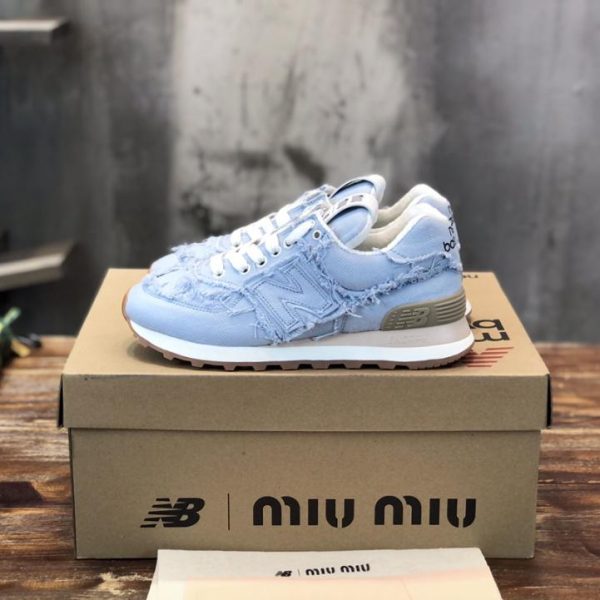 [Versione top] Sneakers Miumiu x New Balance 574 joint NB