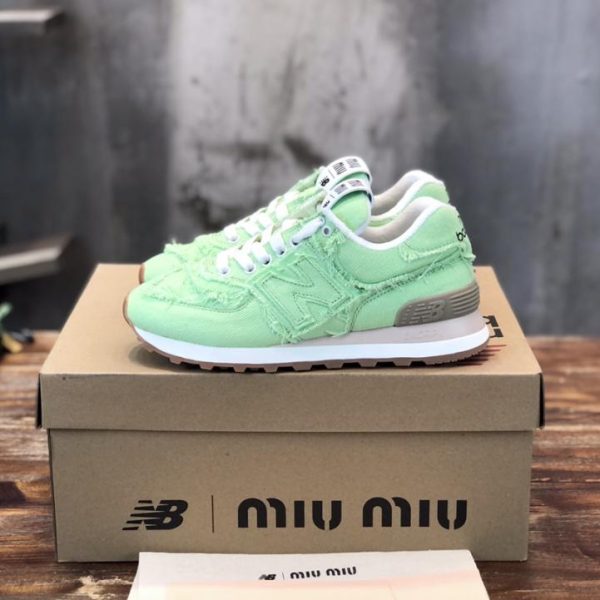 [Versione top] Sneakers Miumiu x New Balance 574 joint NB