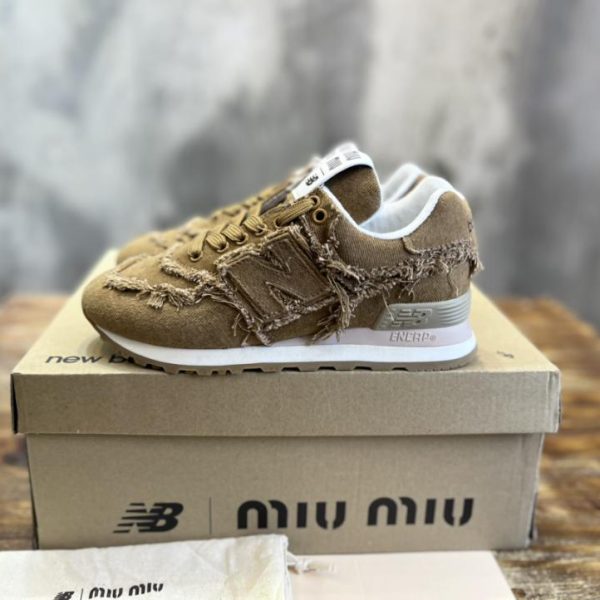 repliche,replica,perfette,siti di,affidabili,migliori siti,dove comprare,1:1,scarpe da ginnastica [Versione top] Sneakers Miumiu x New Balance 574 joint NB
