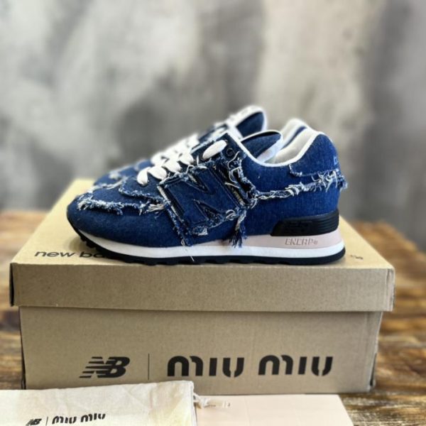 [Versione top] Sneakers Miumiu x New Balance 574 joint NB