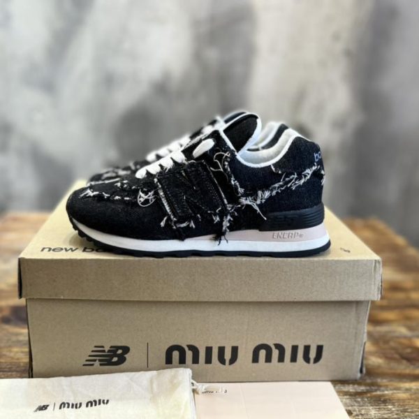 [Versione top] Sneakers Miumiu x New Balance 574 joint NB
