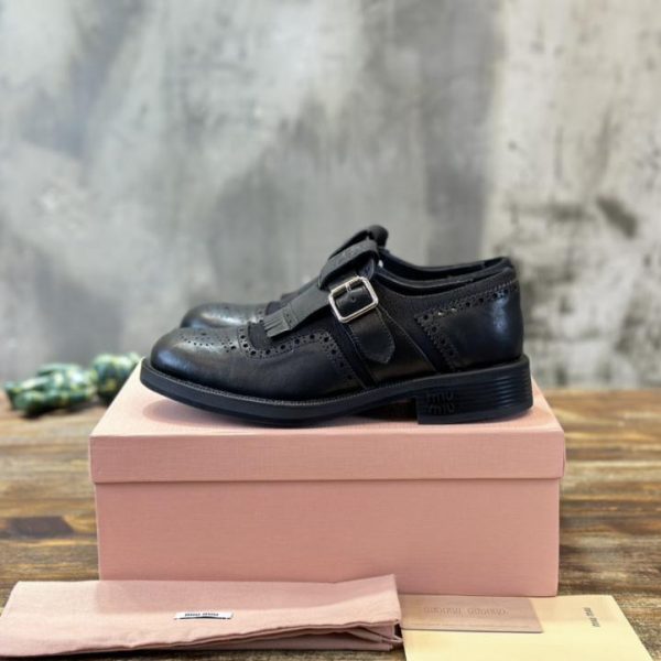 repliche,replica,perfette,siti di,affidabili,migliori siti,dove comprare,1:1,scarpe da ginnastica [Versione top] Scarpe in pelle MiuMiu Mengke