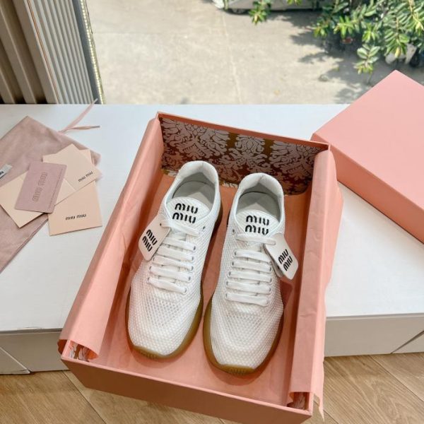 Scarpe casual G08 MiuMiu in mesh traspirante