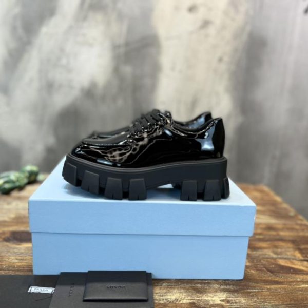 [Versione top] Prada mocassini retrò piccole scarpe in pelle