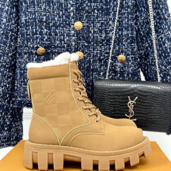 repliche,replica,perfette,siti di,affidabili,migliori siti,dove comprare,1:1,scarpe da ginnastica  Classici stivali da neve LV autunnali e invernali con suola spessa