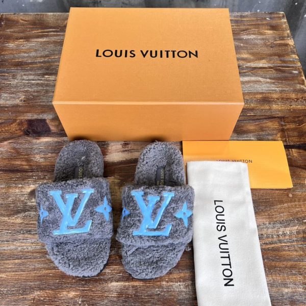 repliche,replica,perfette,siti di,affidabili,migliori siti,dove comprare,1:1,scarpe da ginnastica [Versione top] Pantofole in lana nuova Louis Vuitton