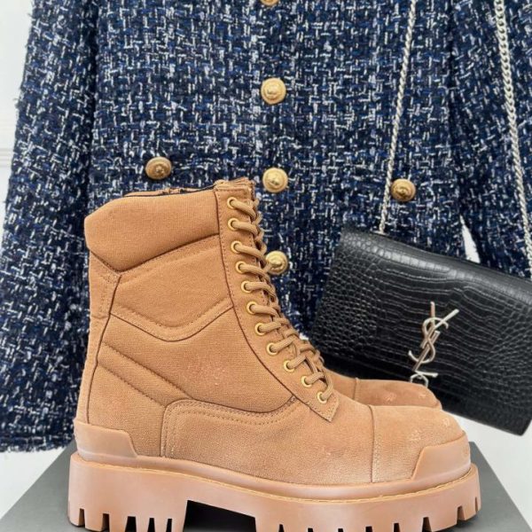  Balenciaga classici stivali Martin da coppia autunnali e invernali con la suola spessa