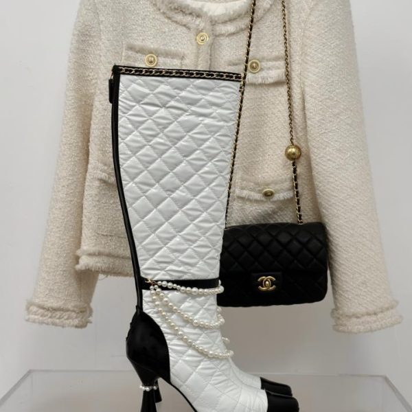 repliche,replica,perfette,siti di,affidabili,migliori siti,dove comprare,1:1,scarpe da ginnastica CHANE classici stivali con tacco alto autunnali e invernali
