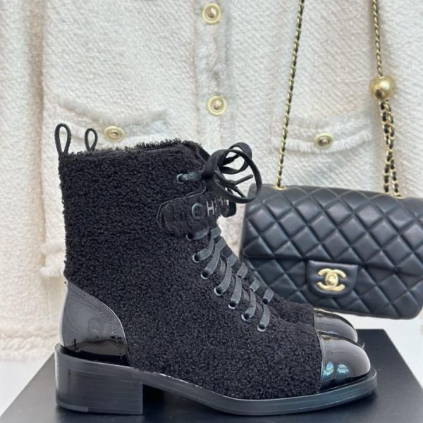 repliche,replica,perfette,siti di,affidabili,migliori siti,dove comprare,1:1,scarpe da ginnastica CHANE nuovi stivali corti con tacco spesso autunno e inverno