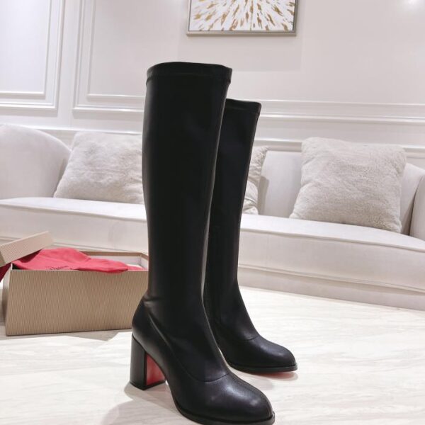 repliche,replica,perfette,siti di,affidabili,migliori siti,dove comprare,1:1,scarpe da ginnastica Versione top scatola originale Christian Louboutin2 nuovi stivali nudi elastici con tacco spesso