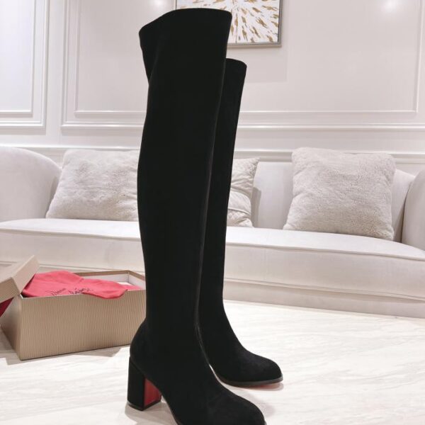 repliche,replica,perfette,siti di,affidabili,migliori siti,dove comprare,1:1,scarpe da ginnastica Versione top scatola originale Christian Louboutin2 nuovi stivali nudi elastici con tacco spesso