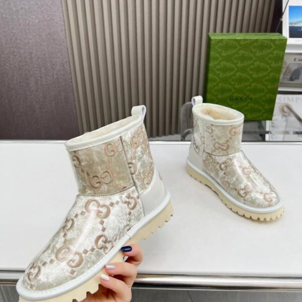 GUCCI PVC ricamo elettrico ultimi stivali da neve