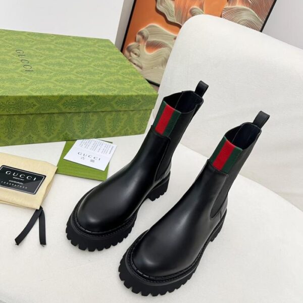 repliche,replica,perfette,siti di,affidabili,migliori siti,dove comprare,1:1,scarpe da ginnastica GUCCI autunno e inverno ultimi stivaletti elastici in tessitura rossa e verde