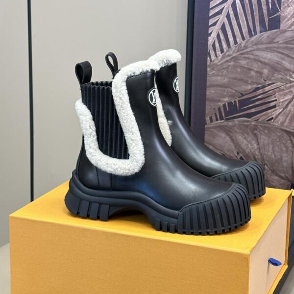 repliche,replica,perfette,siti di,affidabili,migliori siti,dove comprare,1:1,scarpe da ginnastica Classici stivali LV autunnali e invernali in lana con punta a conchiglia