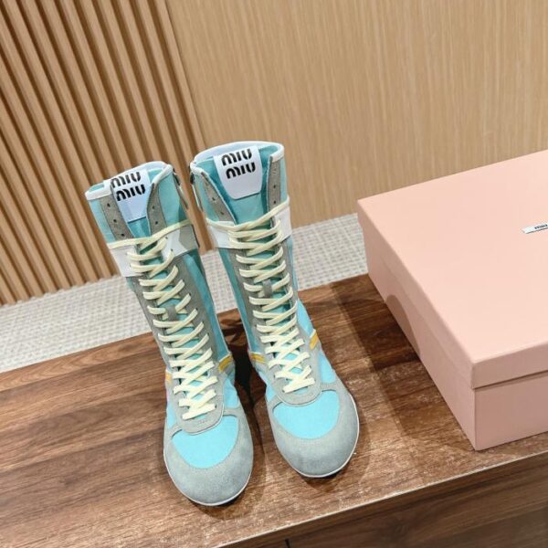 repliche,replica,perfette,siti di,affidabili,migliori siti,dove comprare,1:1,scarpe da ginnastica Mid-top Miu Miu 2025 serie primavera ed estate sport allenamento morale stivali casual stivali da cavaliere