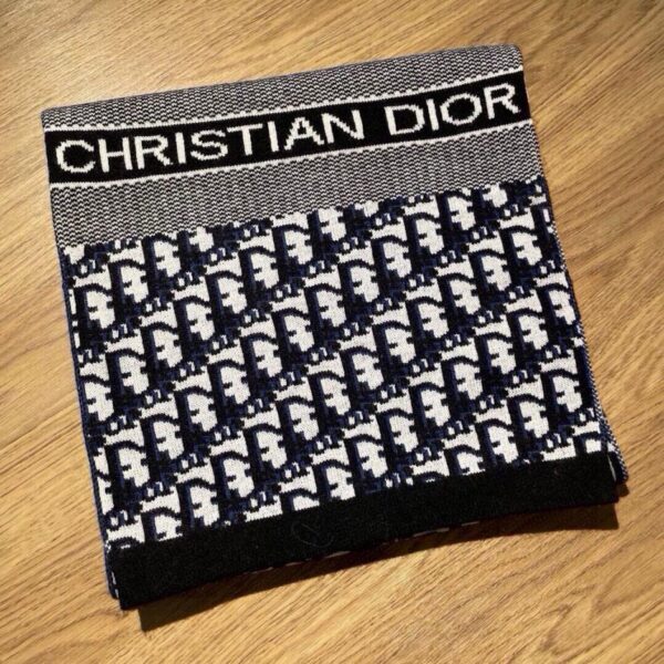 Dior classico autunno e inverno lavorato a maglia jacquard double face