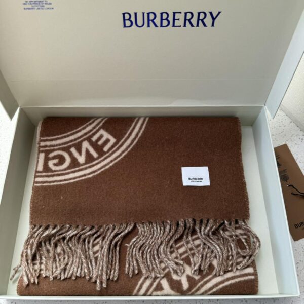 Sciarpa BURBERRY in lana double face e bicolore