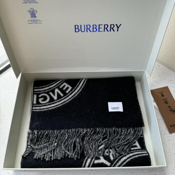 Sciarpa BURBERRY in lana double face e bicolore