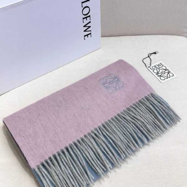 Scialle universale in cashmere double face Loewe da uomo e da donna