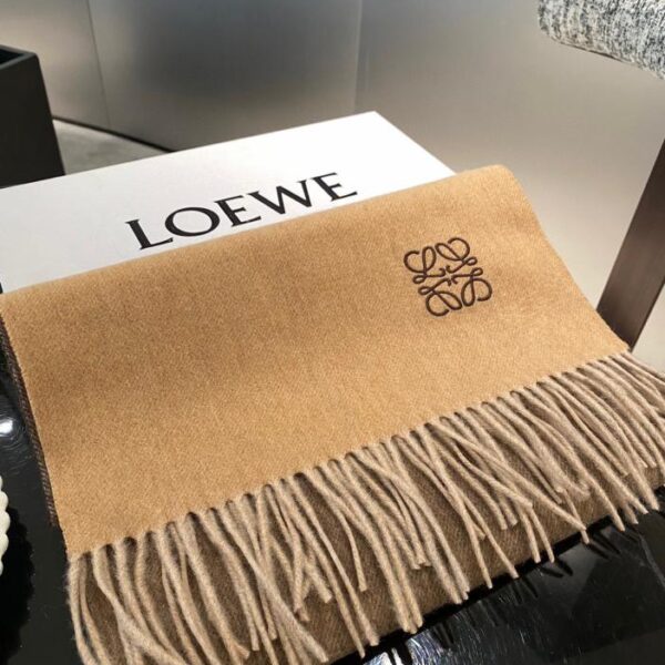 Scialle universale in cashmere double face Loewe da uomo e da donna