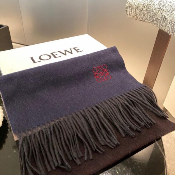 Scialle universale in cashmere double face Loewe da uomo e da donna