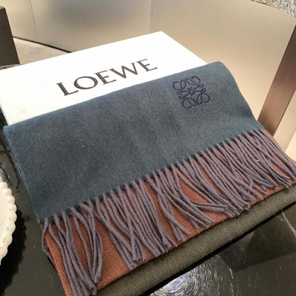 Scialle universale in cashmere double face Loewe da uomo e da donna