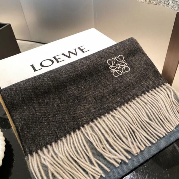 Scialle universale in cashmere double face Loewe da uomo e da donna