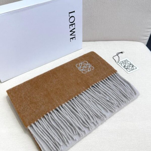Scialle universale in cashmere double face Loewe da uomo e da donna
