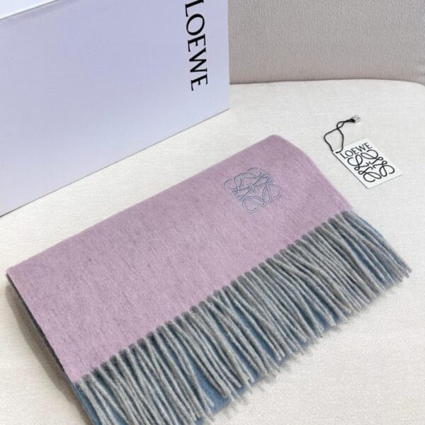 Scialle universale in cashmere double face Loewe da uomo e da donna