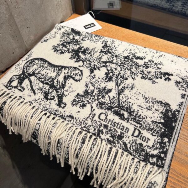 Sciarpa classica con stampa Dior Sauvage