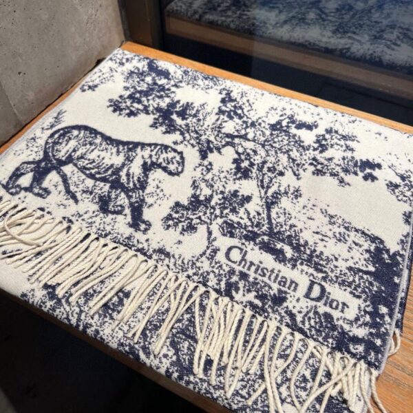 Sciarpa classica con stampa Dior Sauvage