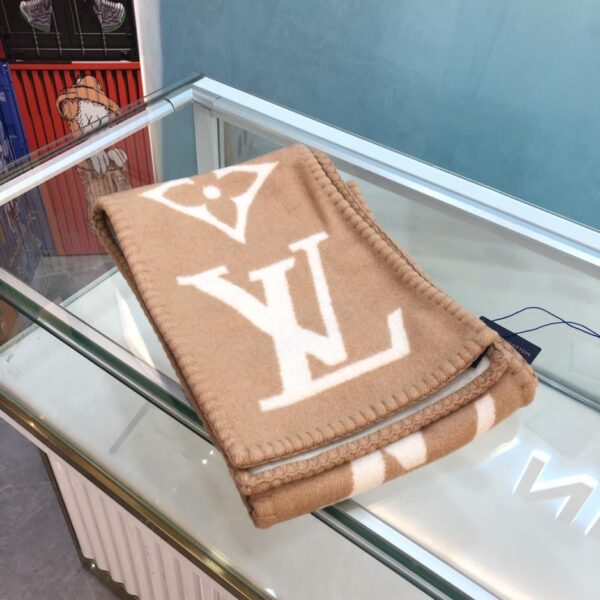 Sciarpa Louis Vuitton Sweet Dreams marrone latte