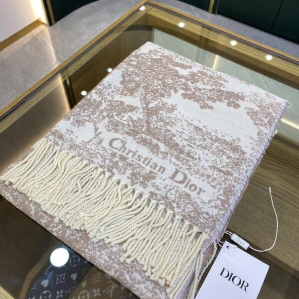 Sciarpa scialle con stampa Dior