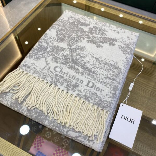 Sciarpa scialle con stampa Dior