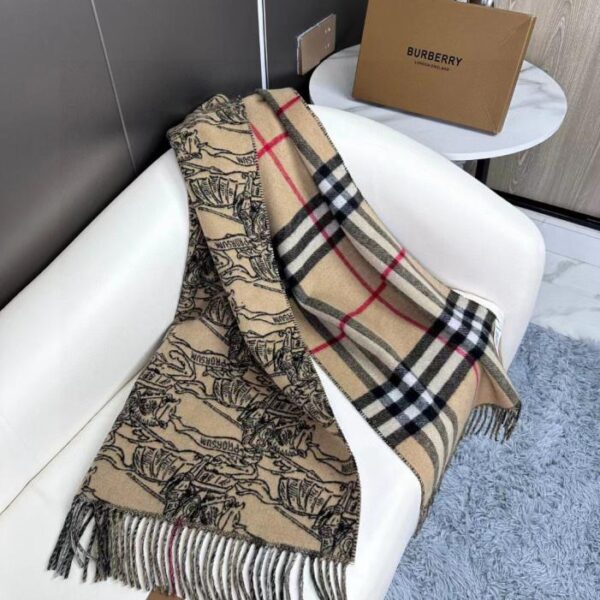 Scialle reversibile da cavaliere equestre Burberry