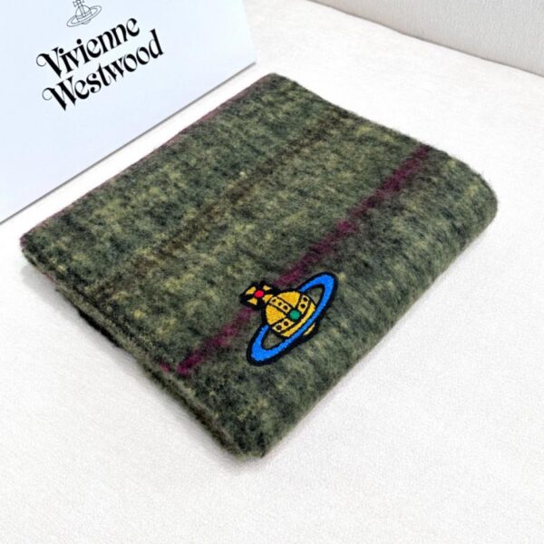 viviennewestwood Sciarpa classica in mohair Saturn grande West Queen Mother