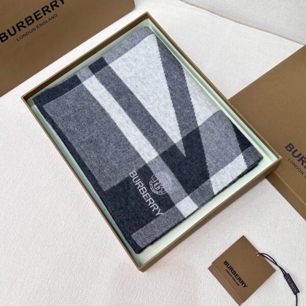 Burberry versione aggiornata morbida sciarpa di fascia alta per uomo e donna