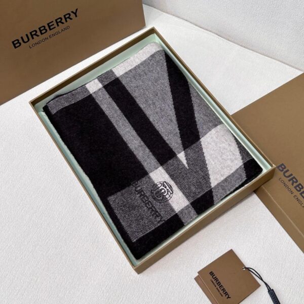 Burberry versione aggiornata morbida sciarpa di fascia alta per uomo e donna