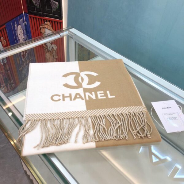Sciarpa color block double face serie Chanel 24A